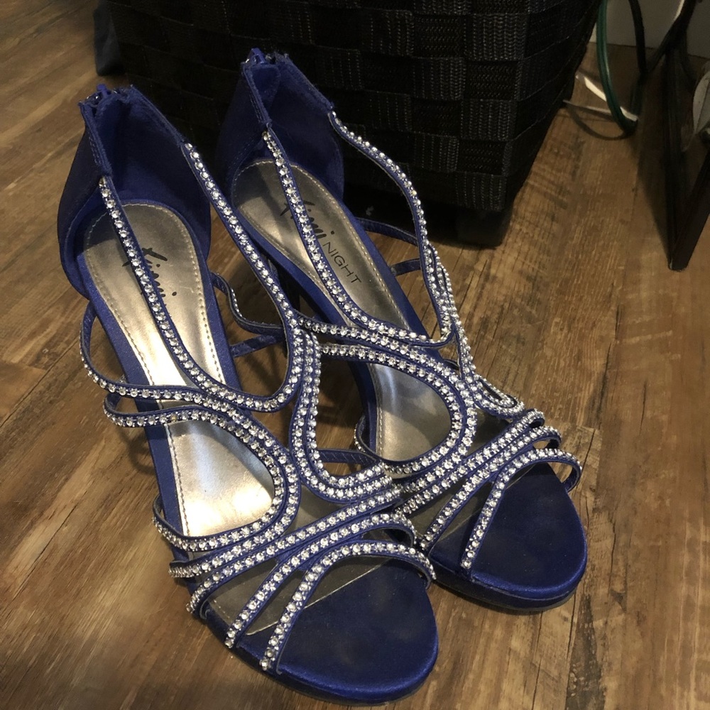 Blue heels
